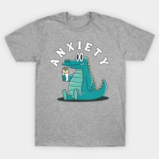 ANXIETY ALLIGATOR | Funny Mental Health, Depression, Anxiety T-Shirt